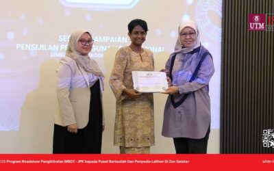 Program Autodesk AutoCAD Essentials diiktiraf sebagai Pensijilan Pembangunan Profesional (PDC) oleh Lembaga Teknologis Malaysia