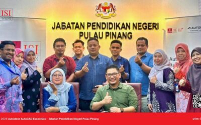 ISI UTM   facilitates AutoCAD Training for Jabatan Pendidikan Negeri Pulau Pinang
