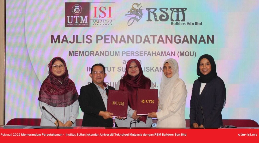 ISI-UTM dan RSMB Meterai Kerjasama Strategik