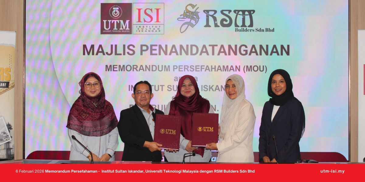 ISI-UTM dan RSMB Meterai Kerjasama Strategik