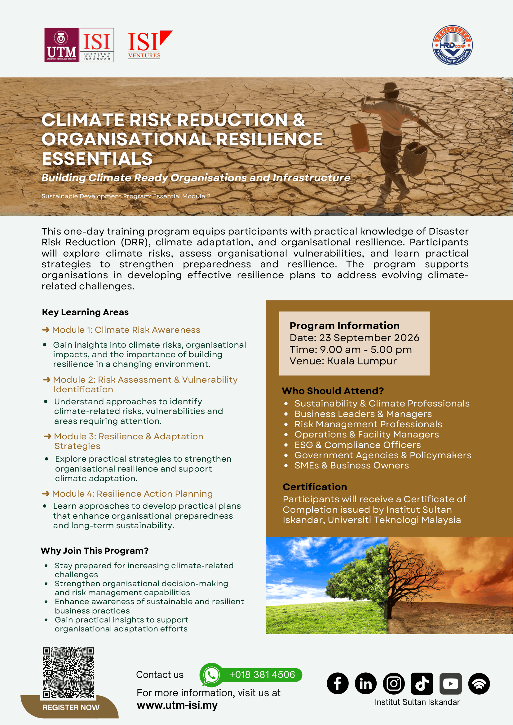 Climate Risk Reduction & Organisational Resilience Essentials