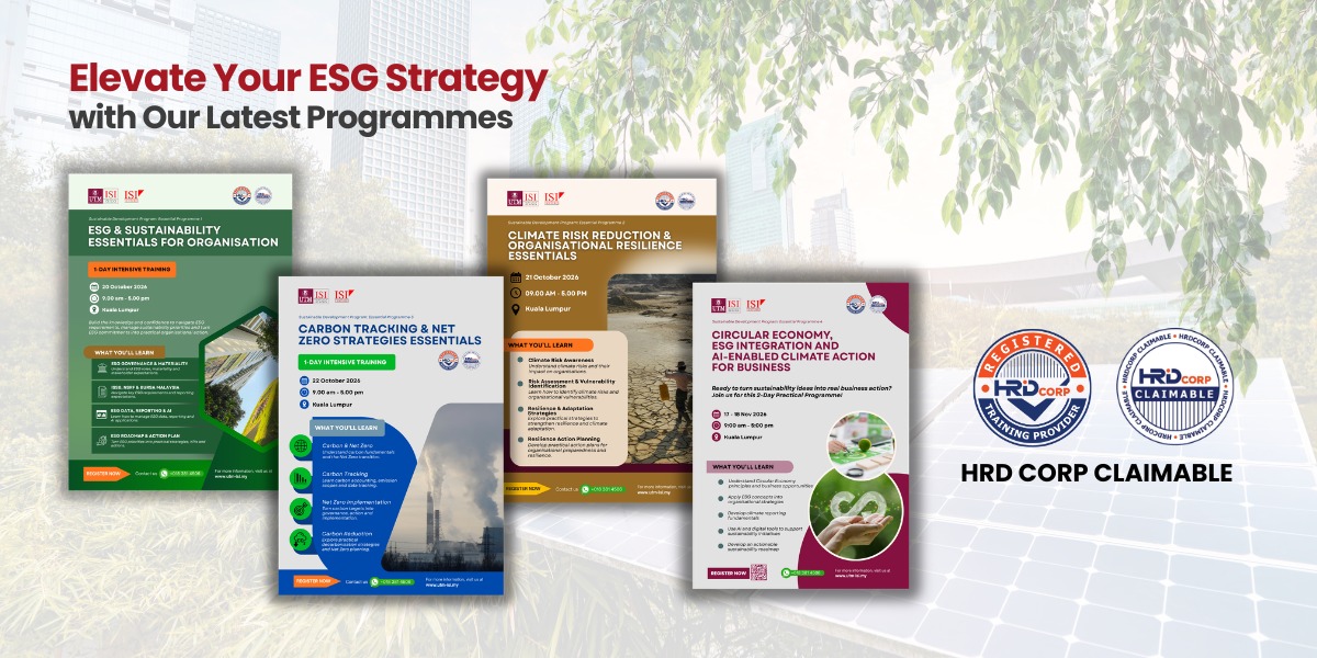 Elevate Your ESG Strategy with Our Latest Programmes